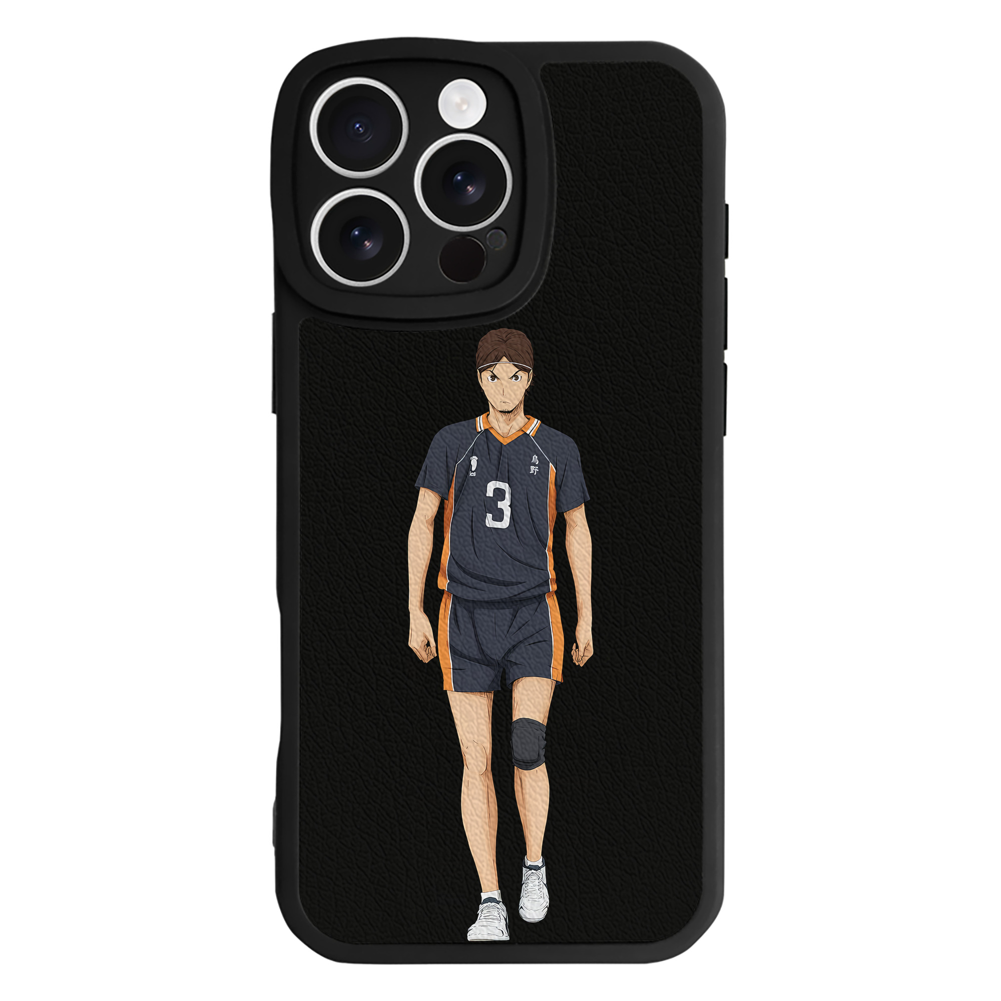 （画像用） ハイキュー!! Haikyu!! 【iPhone 16シリーズ対応】シリコンスマホケース（レザー調） 材質：シリコン